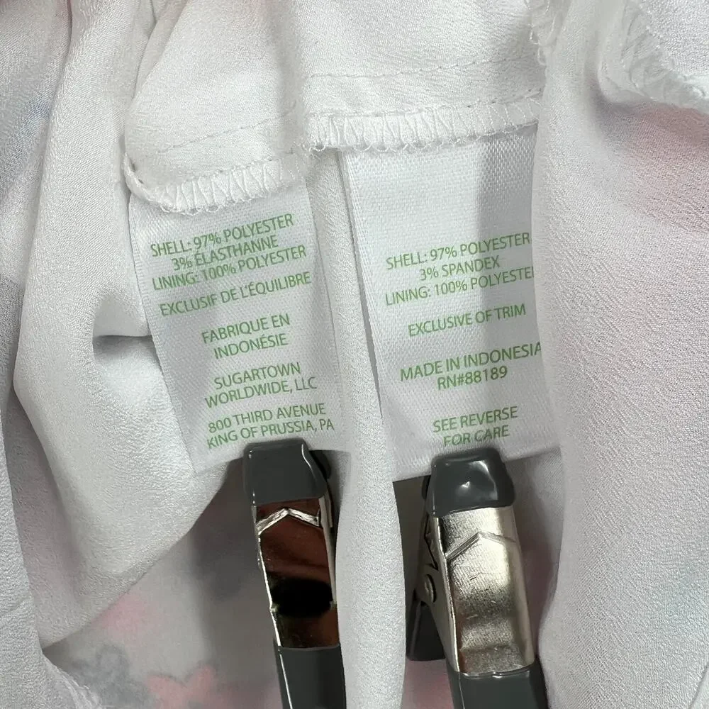 LILLY PULITZER Jonas High Waist Skort Womens 8 Resort White Party Like a Lobstar - Picture 14 of 16